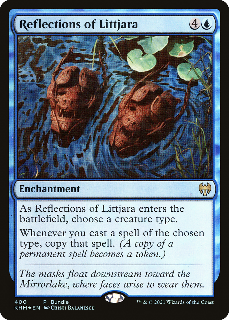 Image of Reflections of Littjara (KHM Bundle) (UMP-400) - Kaldheim Foil