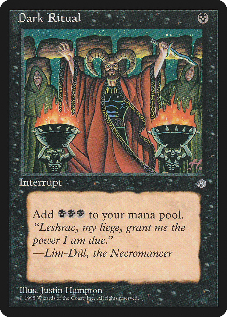 Image of Dark Ritual (ICE-008) - Ice Age