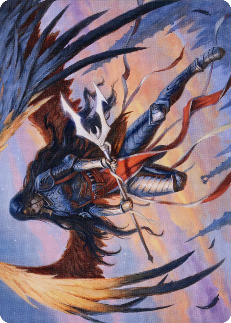 Image of Liesa, Forgotten Archangel // Liesa, Forgotten Archangel (AMID-063) - Midnight Hunt Art Series (Borderless)