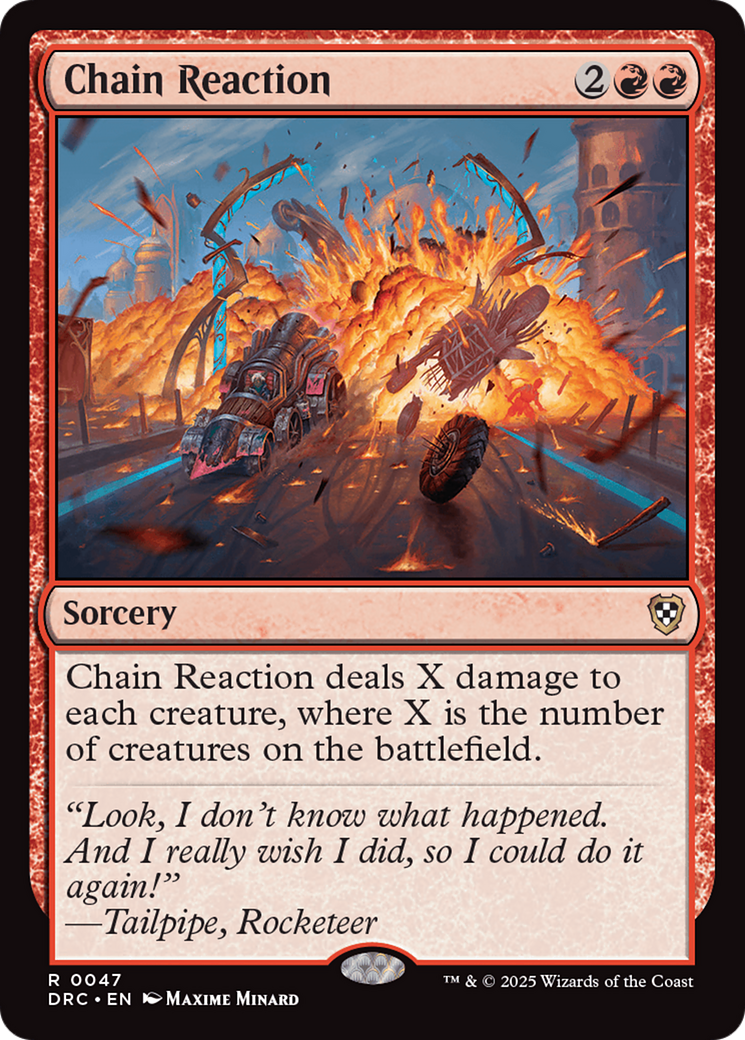 Image of Chain Reaction (DRC-047) - Commander: Aetherdrift