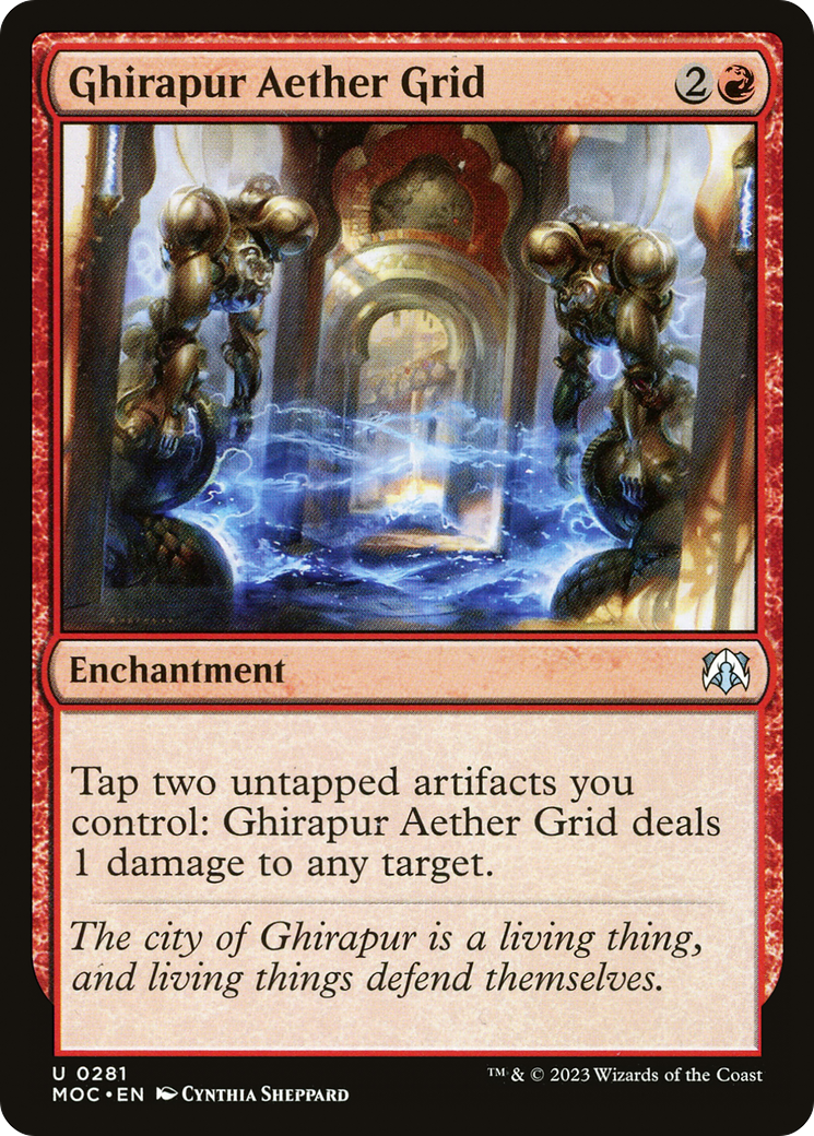 Image of Ghirapur Aether Grid (MOC-281) - March of the Machine Commander