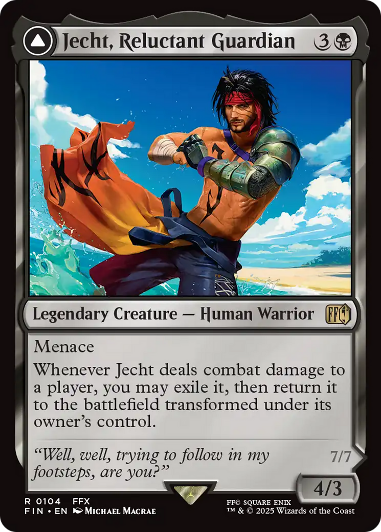 Image of Jecht, Reluctant Guardian (FIN-104) - FINAL FANTASY: (enchantment) Foil