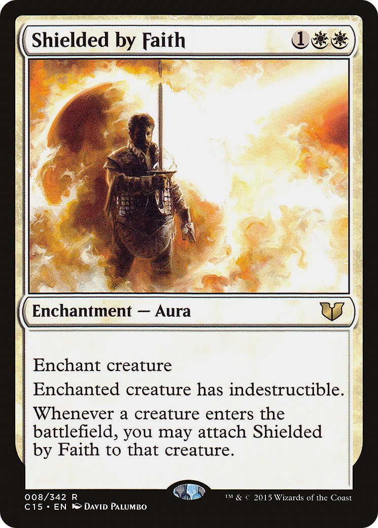 Image of Shielded by Faith (C15-008) - Commander 2015