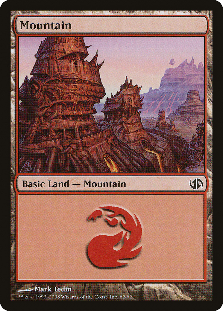 Image of Mountain (62) (DD2-062) - Duel Decks: Jace vs. Chandra