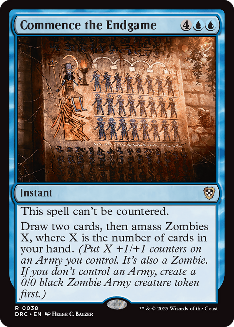 Image of Commence the Endgame (DRC-038) - Commander: Aetherdrift