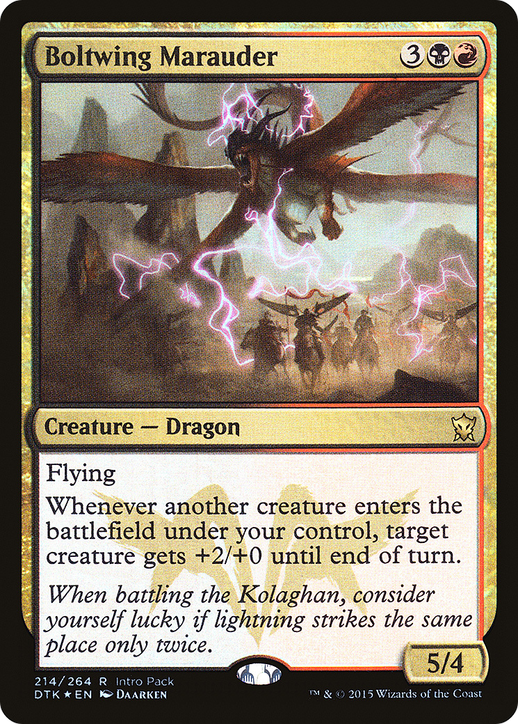 Image of Boltwing Marauder (UMP-214) - Dragons of Tarkir Promos Foil