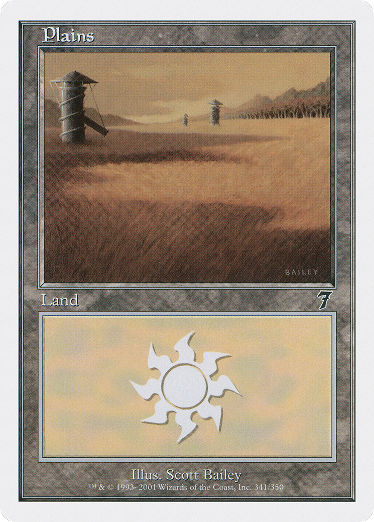 Image of Plains (341) (7ED-341) - 7th Edition Foil