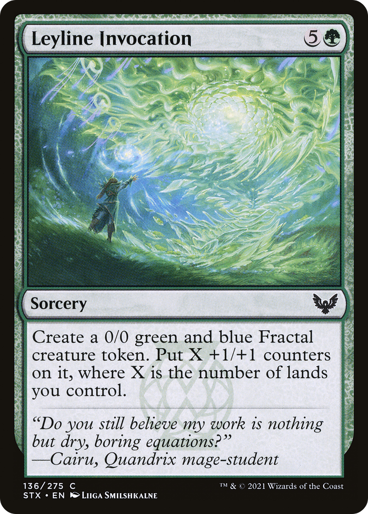 Image of Leyline Invocation (STX-136) - Strixhaven: School of Mages