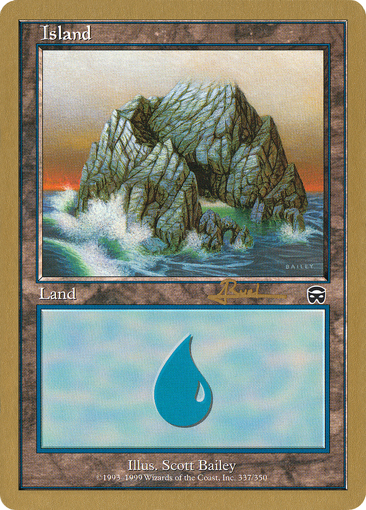 Image of Island (337) - 2001 Antoine Ruel (MMQ) (WCD-) - World Championship Decks 2001