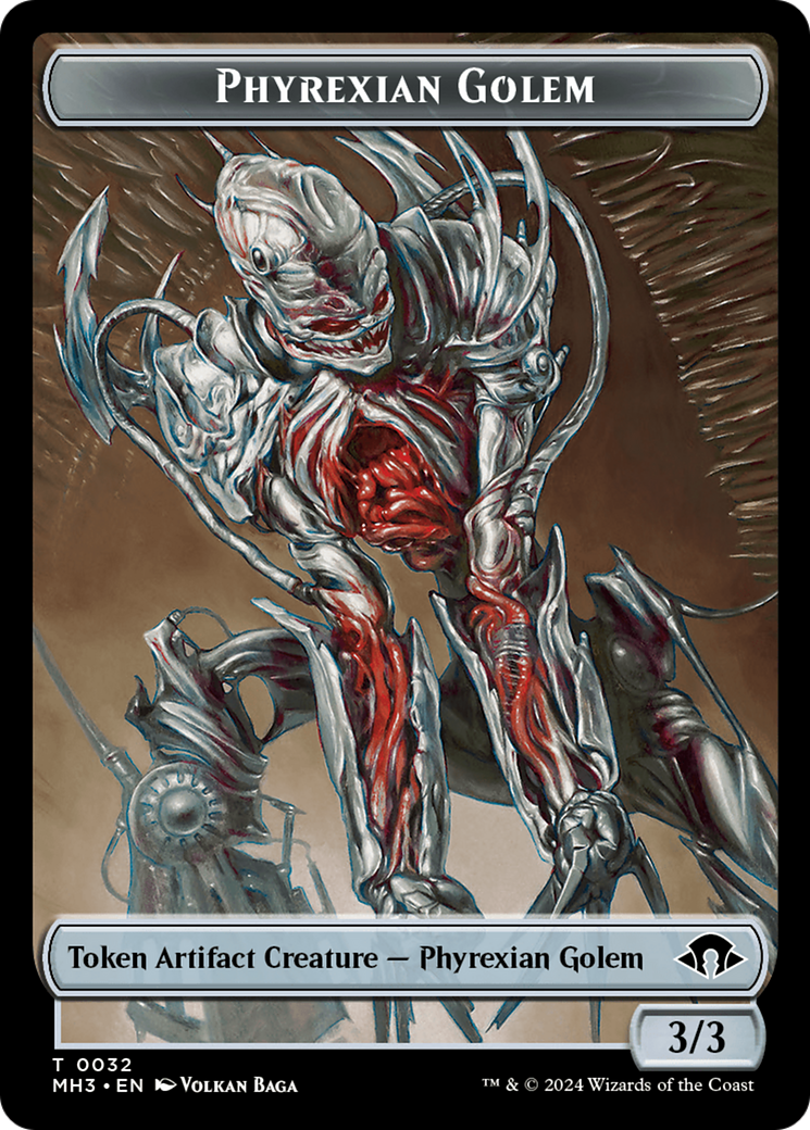 Image of Phyrexian Golem (TMH3-032) - Modern Horizons 3 Tokens