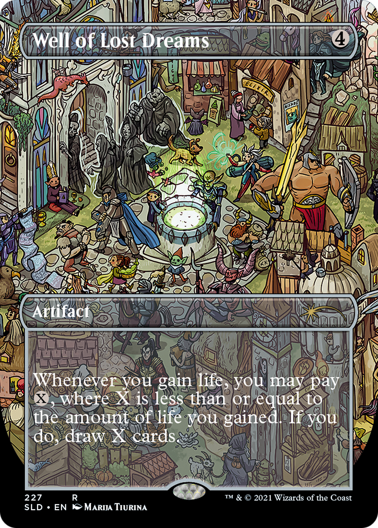 Image of Well of Lost Dreams (227) (SLD-227) - Secret Lair Drop (Borderless) Foil