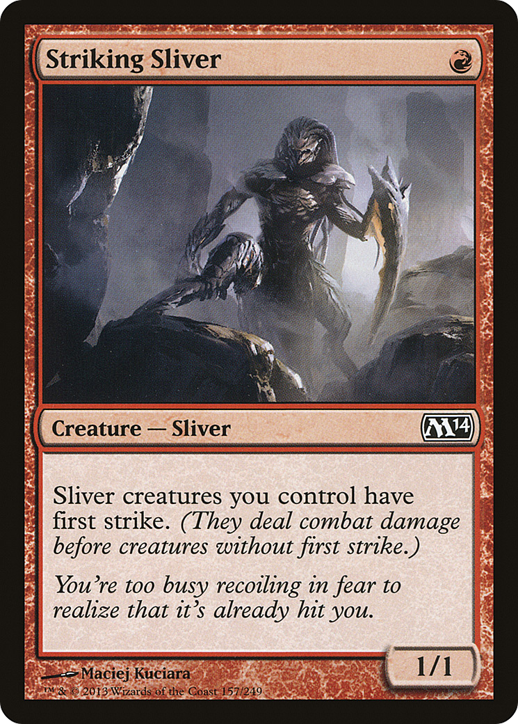 Image of Striking Sliver (M14-157) - Magic 2014 Foil