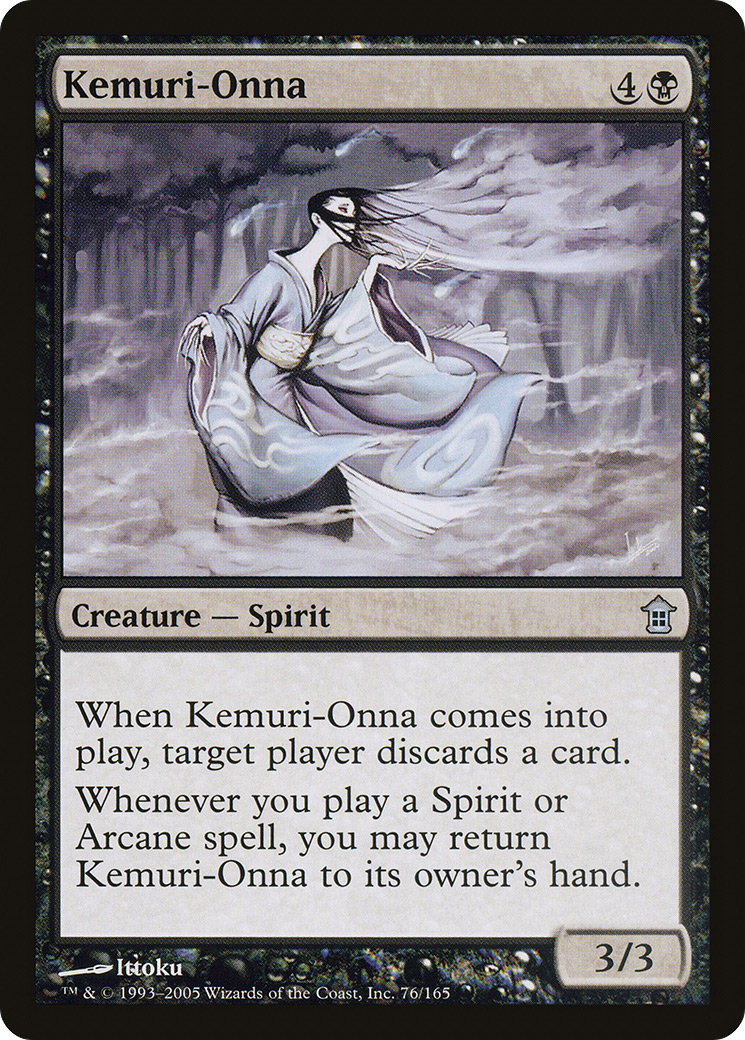 Image of Kemuri-Onna (SOK-076) - Saviors of Kamigawa