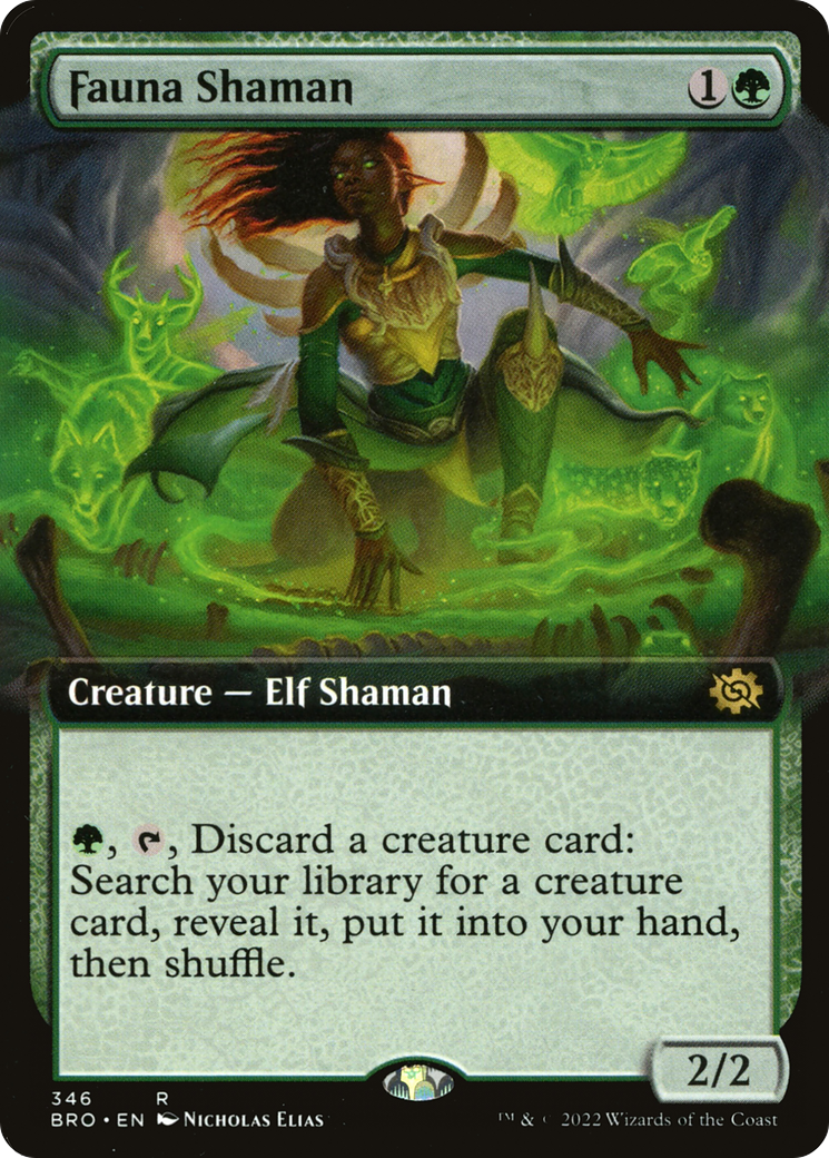 Image of Fauna Shaman (Extended Art) (BRO-346) - The Brothers' War: (Extended Art)