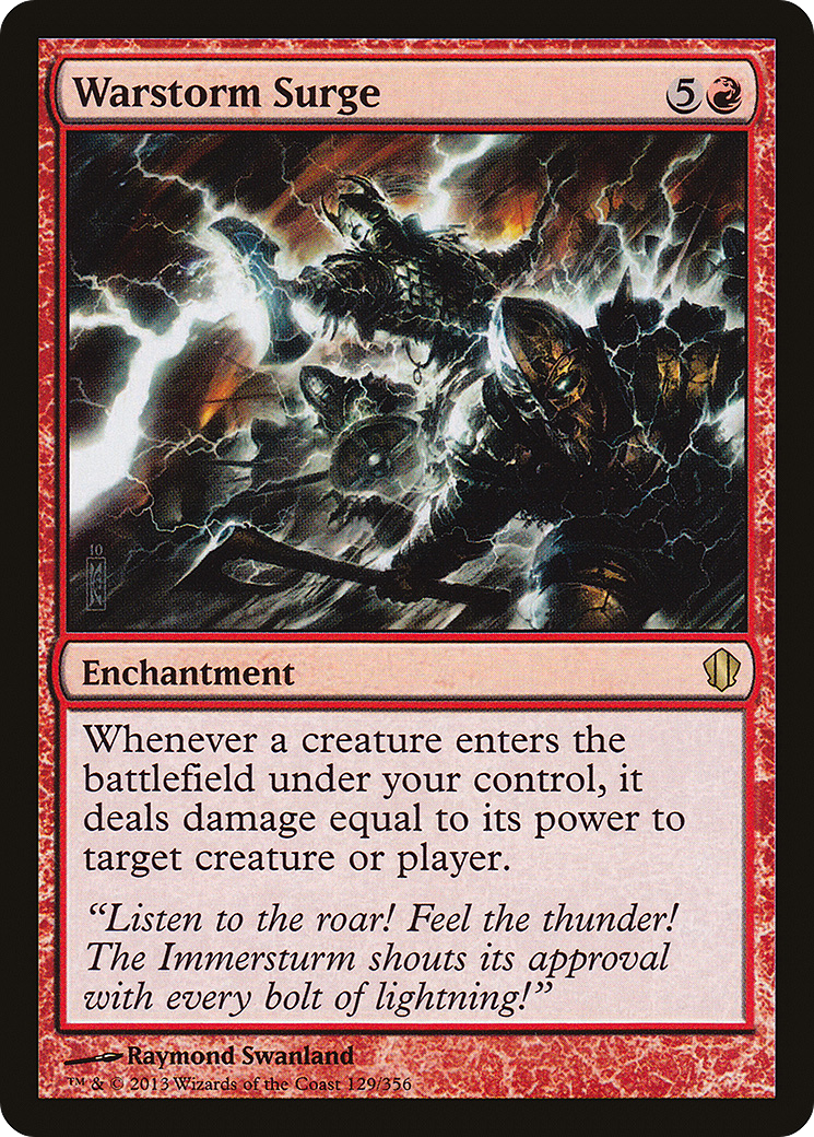 Image of Warstorm Surge (C13-129) - Commander 2013