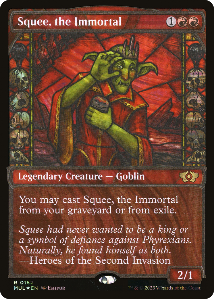 Image of Squee, the Immortal (Halo Foil) (MUL-152) - Multiverse Legends: (Showcase) Foil