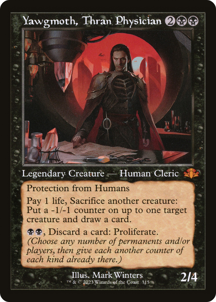 Image of Yawgmoth, Thran Physician (Retro Frame) (DMR-315) - Dominaria Remastered
