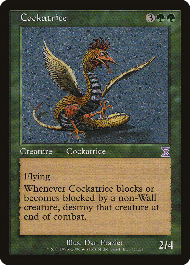 Image of Cockatrice (TSB-075) - Time Spiral Timeshifted