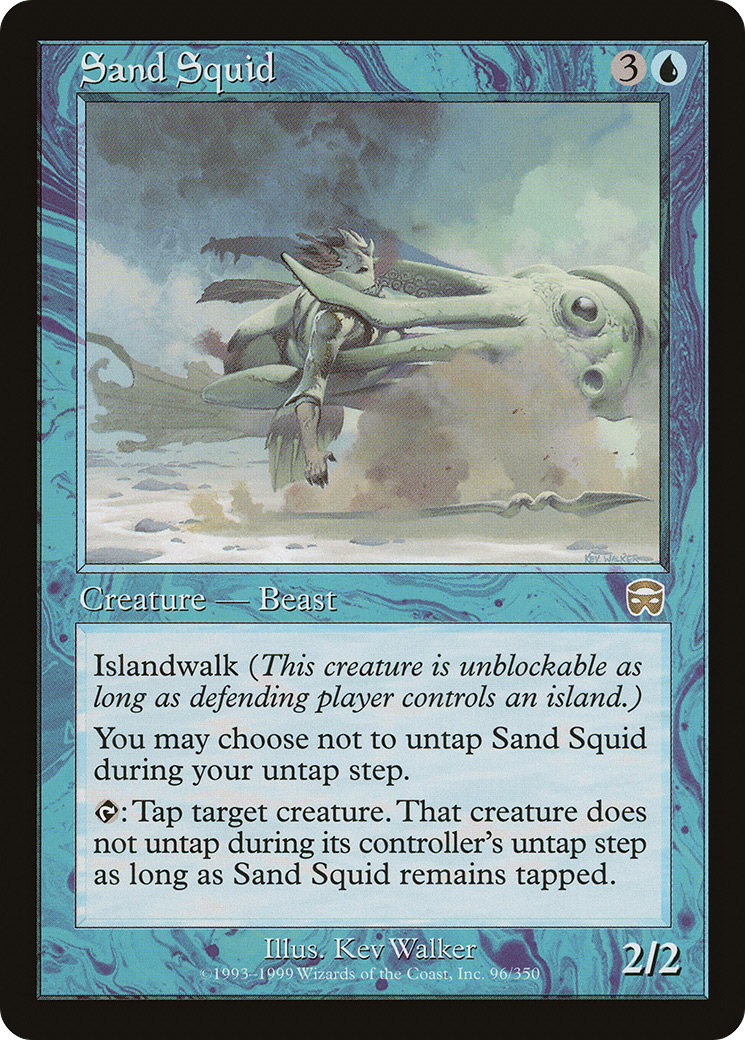 Image of Sand Squid (MMQ-096) - Mercadian Masques Foil