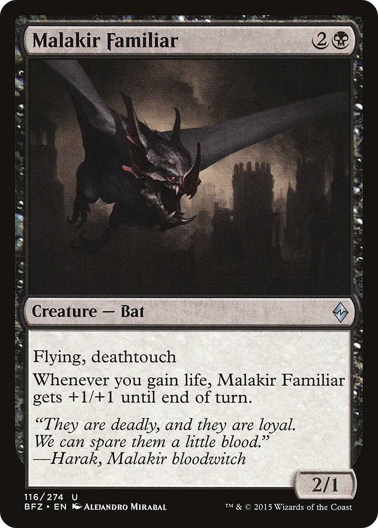 Image of Malakir Familiar (BFZ-116) - Battle for Zendikar