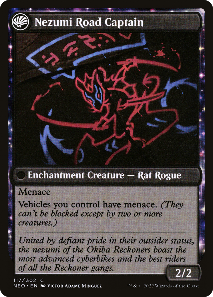 Image of Okiba Reckoner Raid (NEO-117) - Kamigawa: Neon Dynasty: (fandfc, enchantment)