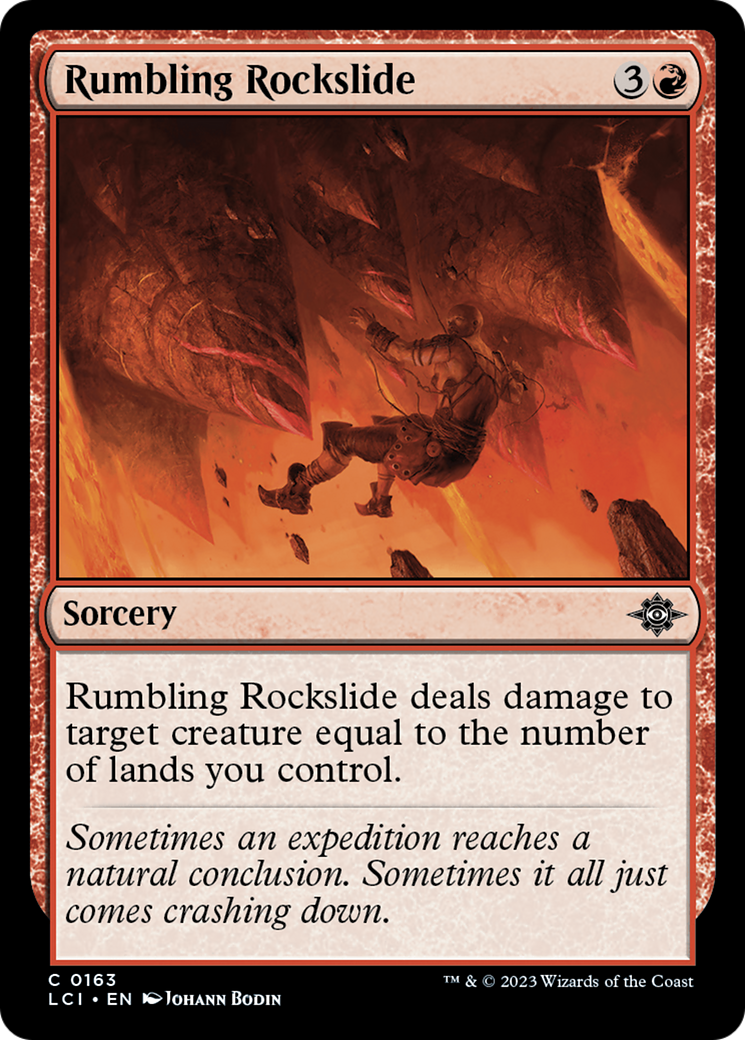 Image of Rumbling Rockslide (LCI-163) - The Lost Caverns of Ixalan