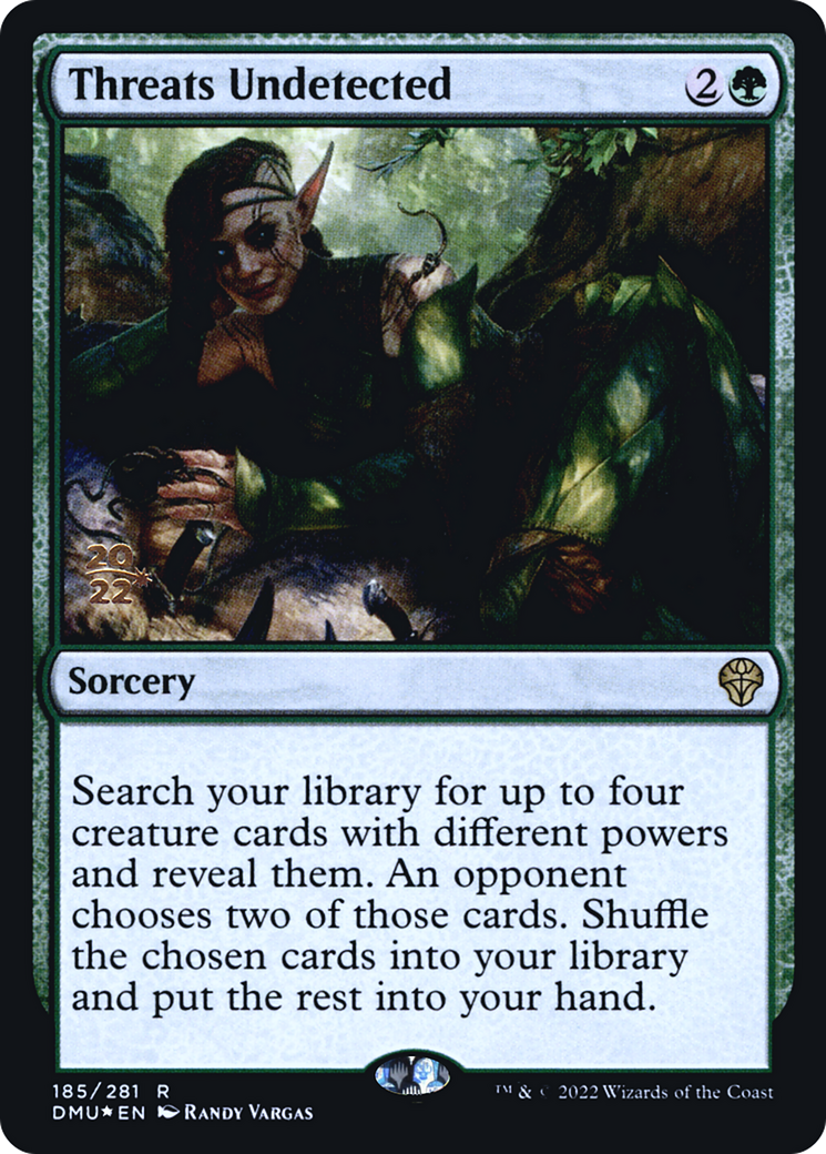 Image of Threats Undetected (PRE-185) - Dominaria United Promos Foil