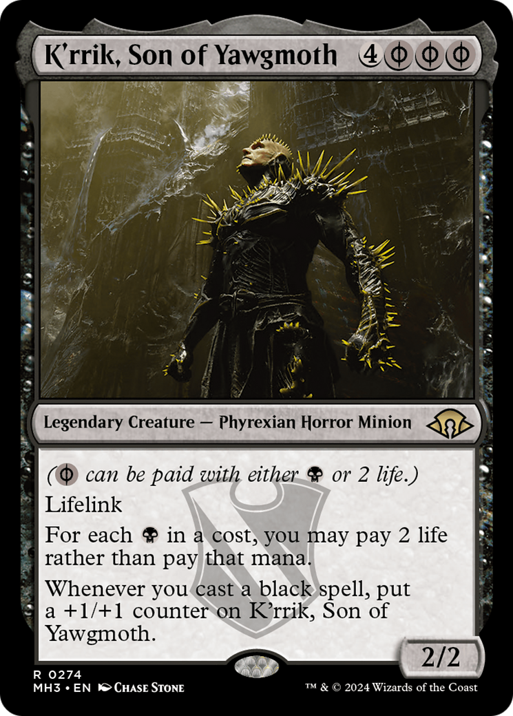 Image of K'rrik, Son of Yawgmoth (MH3-274) - Modern Horizons 3 Foil