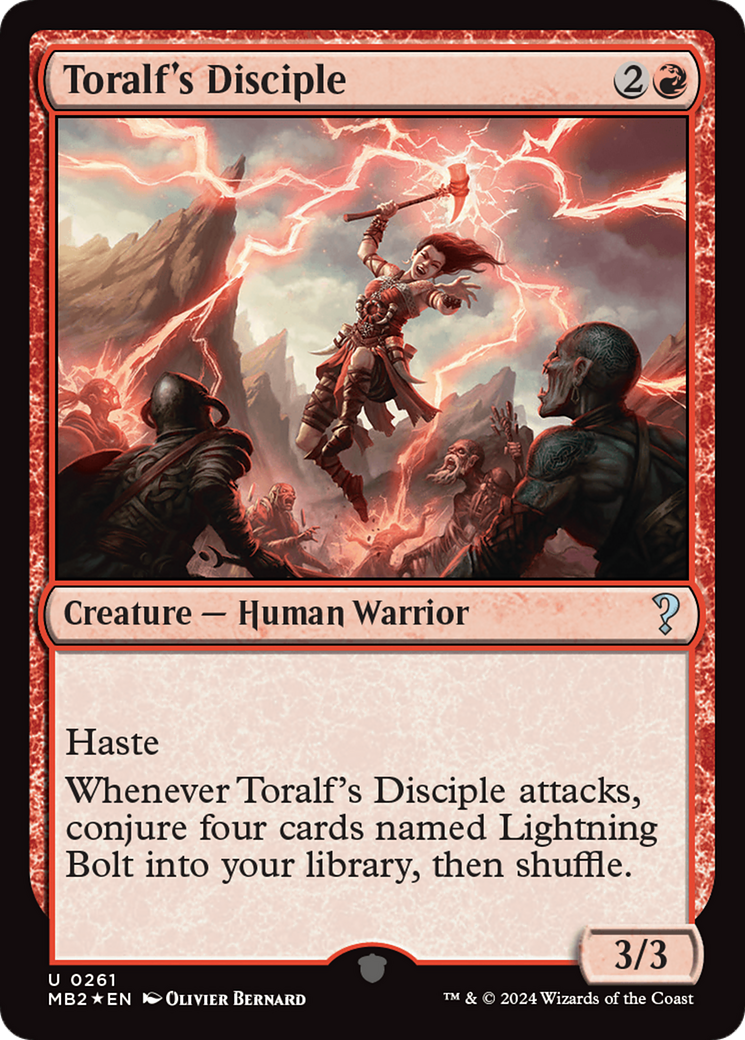 Image of Toralf's Disciple (MB2-261) - Mystery Booster 2 Foil