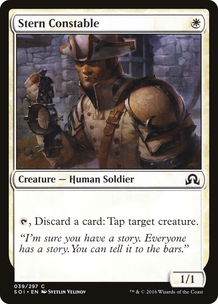 Image of Stern Constable (SOI-039) - Shadows over Innistrad Foil