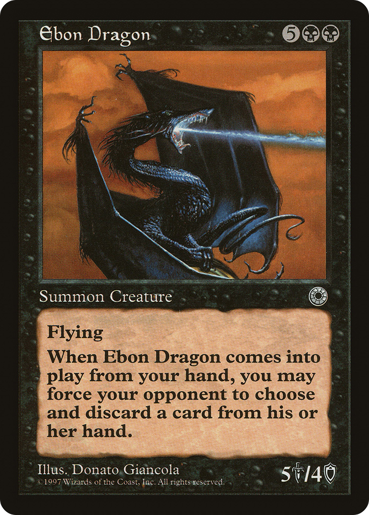 Image of Ebon Dragon (POR-) - Portal