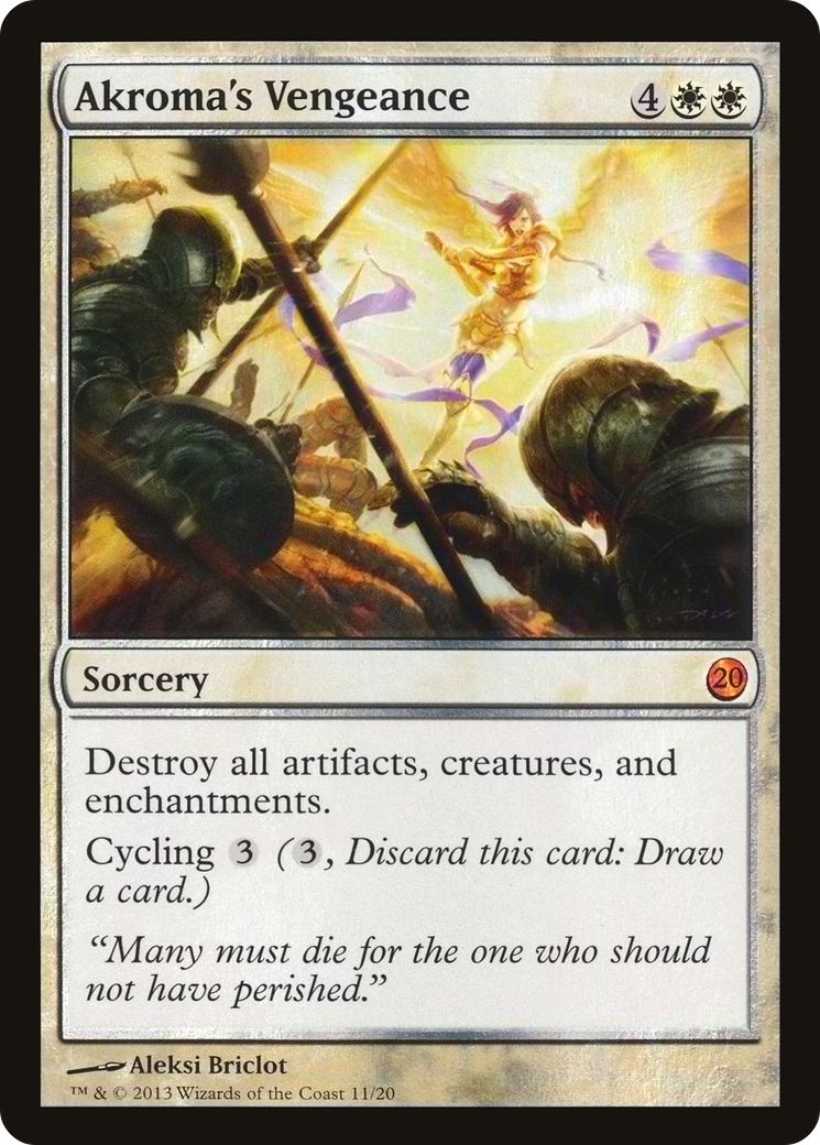 Image of Akroma's Vengeance (V13-011) - From the Vault: Twenty Foil