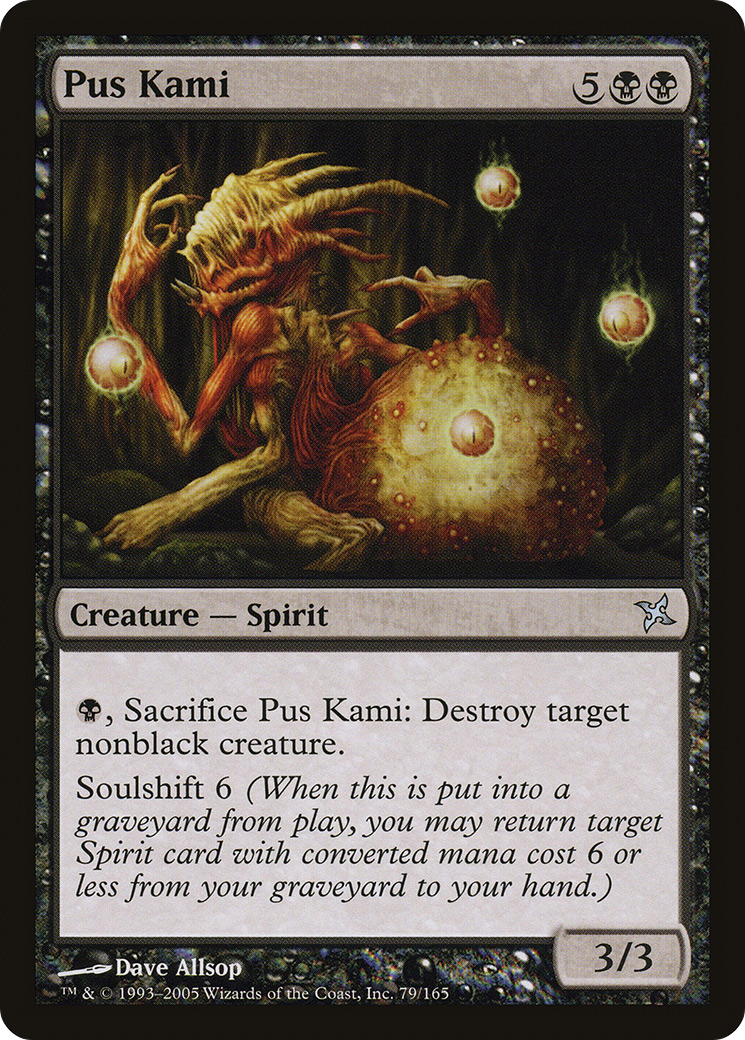 Image of Pus Kami (BOK-079) - Betrayers of Kamigawa Foil