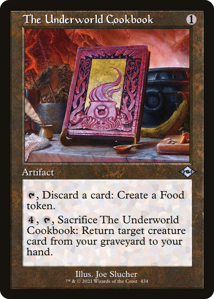 Image of The Underworld Cookbook (Retro Frame) (MH2-434) - Modern Horizons 2 Etched Foil