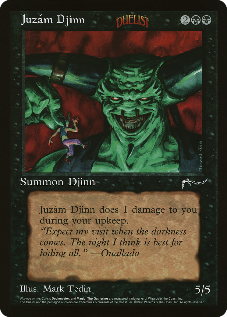 Image of Juzám Djinn (O90P-003) - Oversized 90's Promos