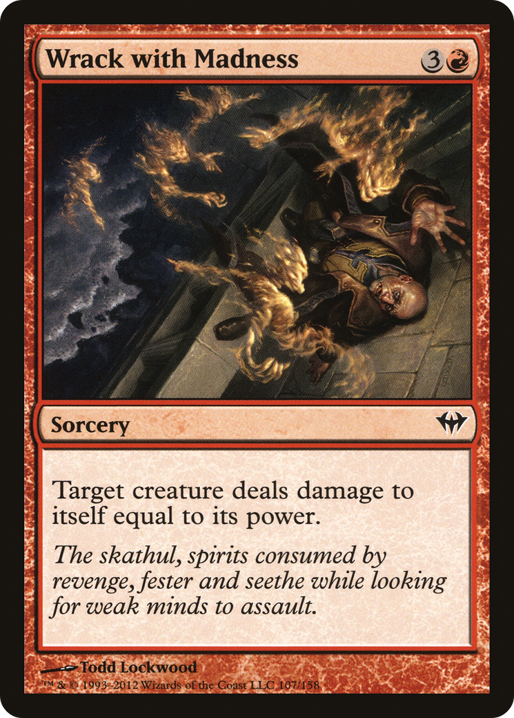 Image of Wrack with Madness (DKA-107) - Dark Ascension Foil
