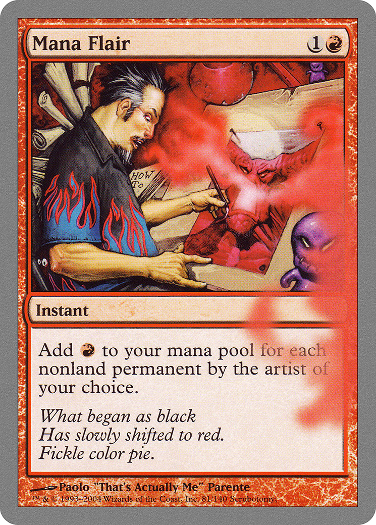 Image of Mana Flair (UNH-081) - Unhinged Foil