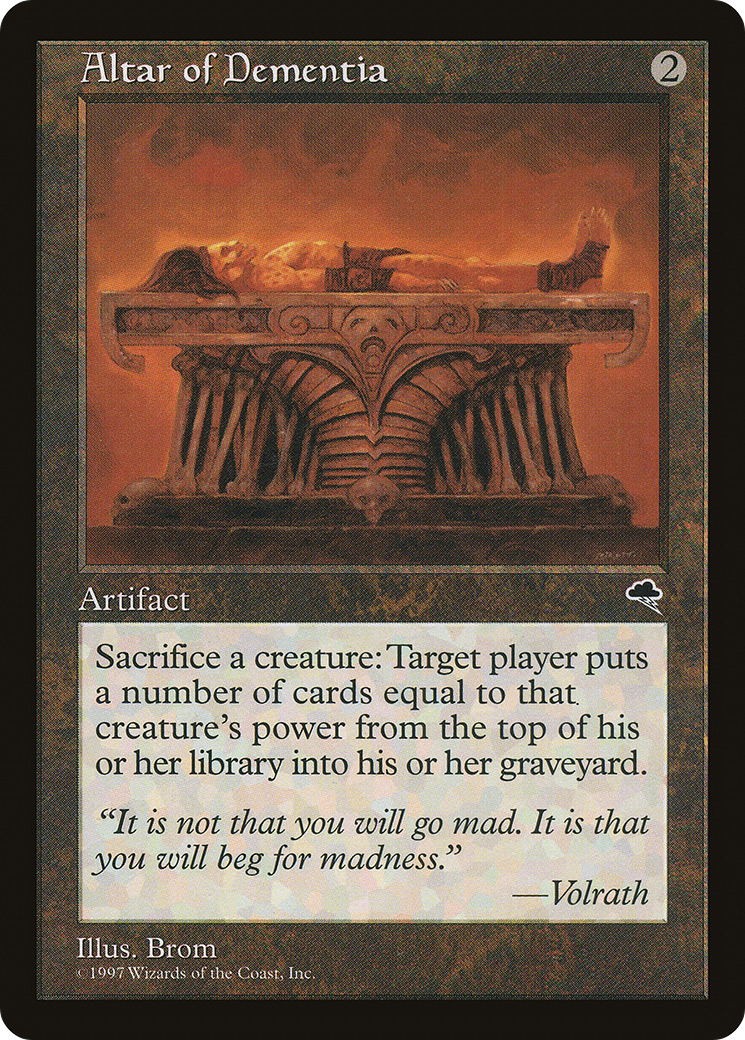 Image of Altar of Dementia (TMP-276) - Tempest