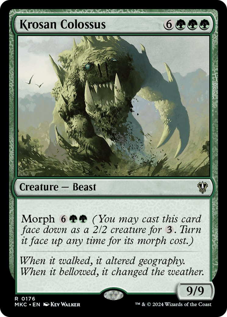 Image of Krosan Colossus (MKC-176) - Murders at Karlov Manor Commander