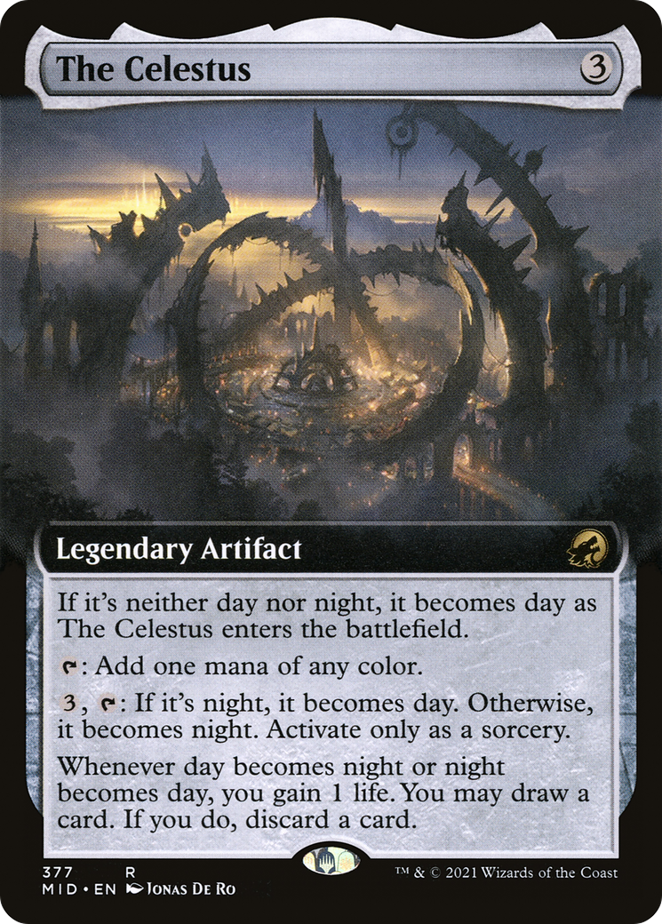 Image of The Celestus (Extended Art) (MID-377) - Innistrad: Midnight Hunt: (Extended Art)