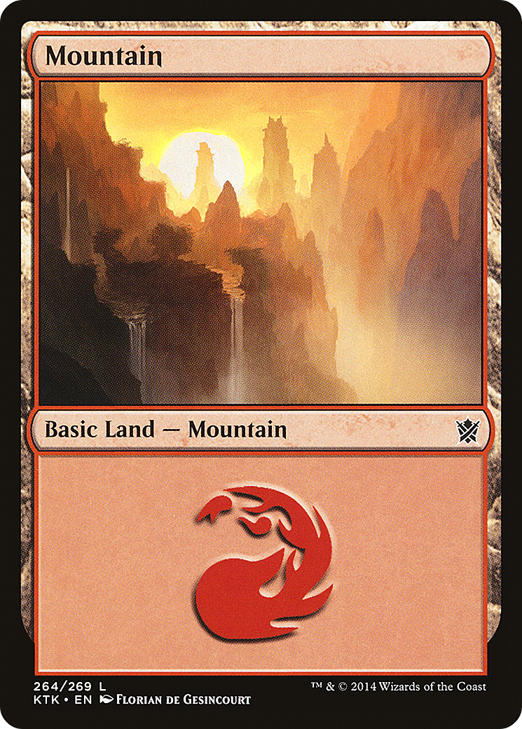 Image of Mountain (264) (KTK-264) - Khans of Tarkir Foil