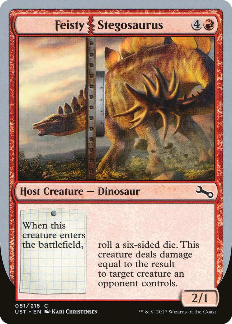 Image of Feisty Stegosaurus (UST-081) - Unstable