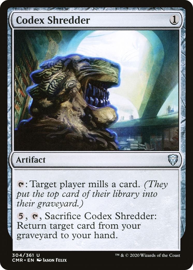 Image of Codex Shredder (CMR-304) - Commander Legends Foil