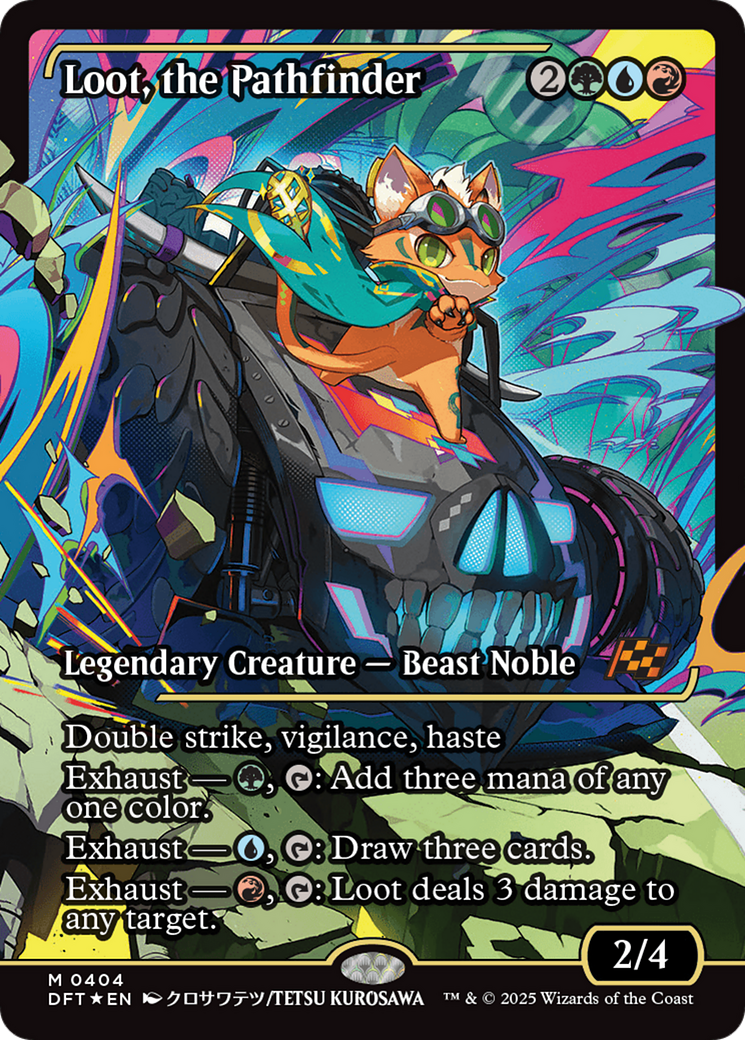 Image of Loot, the Pathfinder (Showcase) (DFT-404) - Aetherdrift: (Showcase) Foil
