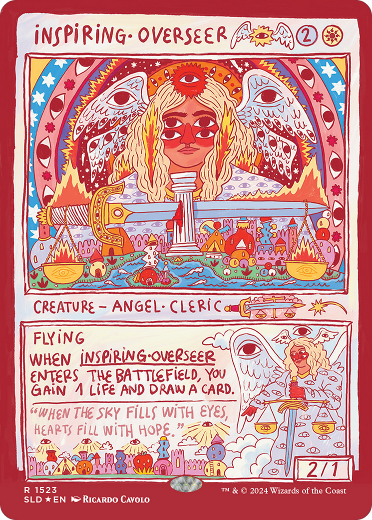 Image of Inspiring Overseer (Rainbow Foil) (SLD-1523) - Secret Lair Drop Foil