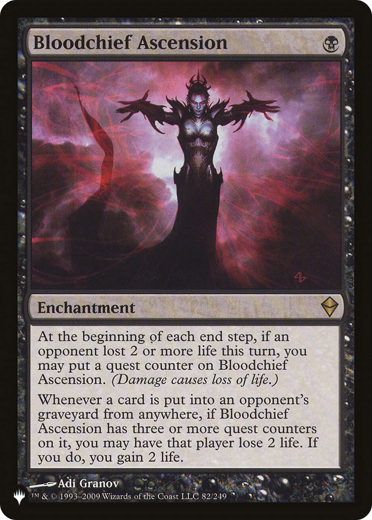 Image of Bloodchief Ascension (LIST-82/249) - The List