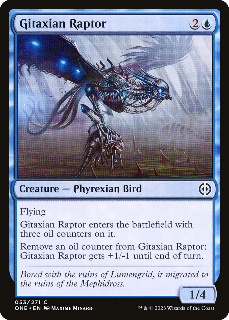 Image of Gitaxian Raptor (ONE-053) - Phyrexia: All Will Be One