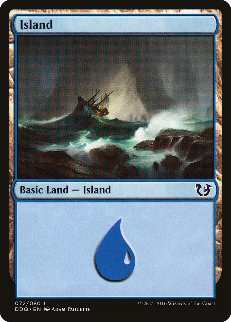 Image of Island (072) (DDQ-072) - Duel Decks: Blessed vs. Cursed