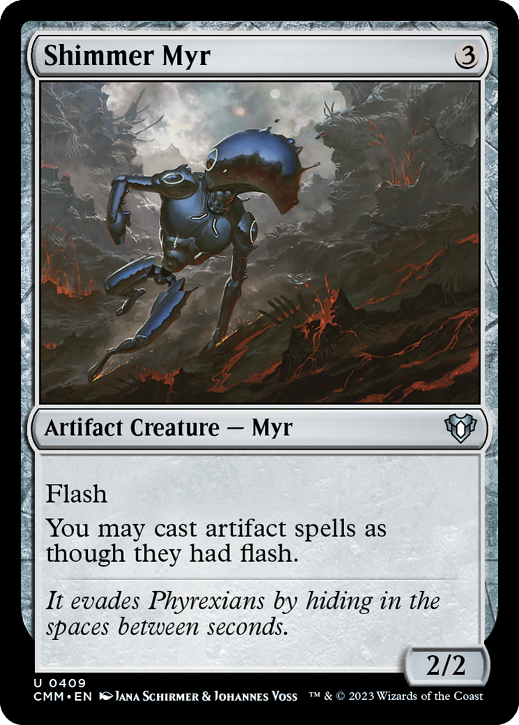 Image of Shimmer Myr (CMM-409) - Commander Masters