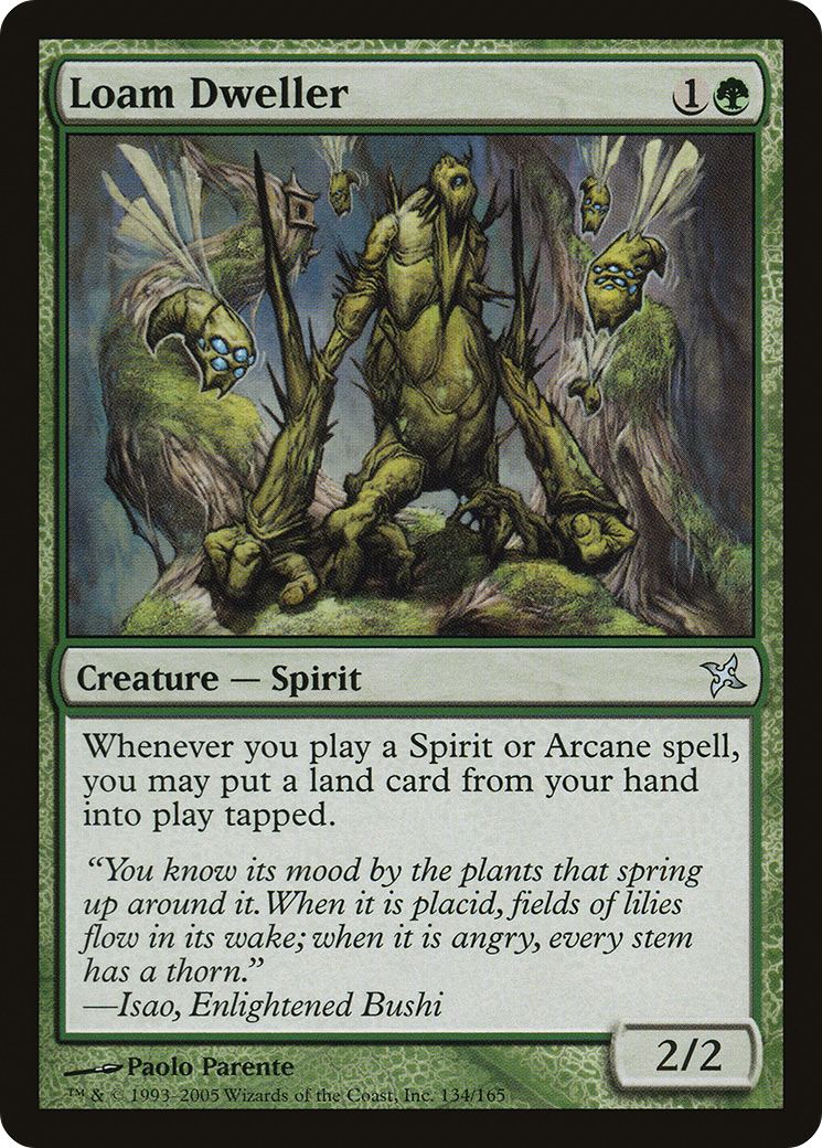 Image of Loam Dweller (BOK-134) - Betrayers of Kamigawa Foil